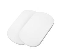 Lenzuolini per Lettino Maxi-Cosi Iora, Biancheria per Lettino, Lenzuolini per Culla Fianco Letto per Maxi-Cosi Iora, Iora Air e Tori, Set di 2 Lenzuolini per Culla Fianco Letto, Colore Bianco