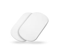 Maxi-Cosi Lenzuola Culla, Set Culla Neonato con 2 Lenzuola con Angoli in Cotone Naturale 100%, Compatibile con Tutte le Navicelle Maxi-Cosi per Passeggini, Set 2 Pezzi, colore bianco