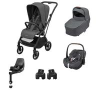 Maxi Cosi - Leona2+Navicella Sense+Pebble 360 Pro2 Isize+Base Auto 360 Pro Omaggio, Twillic Graphite