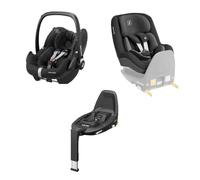 Maxi-Cosi Pebble Pro e Pearl Pro² Seggiolini auto, FamilyFix 3 in bundle, 0-4J. nero