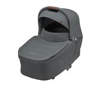 Maxi-Cosi Sense Navicella, spaziosa e confortevole, materasso memory foam traspirante, ClimaFlow, inclinazione SoothingSlope, sonno notturno, manico pelle vegana, Twillic Graphite