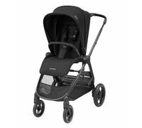 Maxi-Cosi Street Plus Passeggino, 0-4 anni,0-22 kg, Chiusura con una sola mano, Compatibile con tutti i seggiolini auto Maxi-Cosi, Reclinabile 3 Posizioni, Ampio cestello XXL, Essential Black