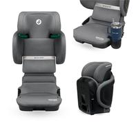 Maxi-Cosi Tanza Select C, Seggiolino Auto ISOFIX, 100-150 cm, Full Graphite | Seggiolino Auto Portatile e Pieghevole, 3,5-12 Anni, Regolabile in Altezza e Larghezza, Leggero (4,7 kg), Portabibite Incluso