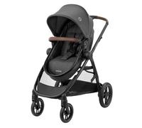 MAXI-COSI Passeggino combinato 3 in 1 Zelia S iSize 4 ruote con Cosi Cabriofix iSize e accessori Dark Grey