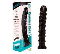 MAXI DILDO NERO LUNGO 30 CM MEGA FALLO GIGANTE VAGINALE ANALE UOMO DONNA VENTOSA