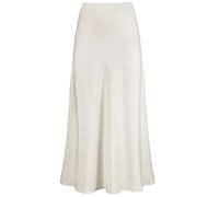 Maxi gonna da donna in raso, elegante, avvolgente, lunga, aderente, a vita alta, linea ad A, curva svasata, effetto seta liquida, per feste serali, matrimoni, taglie forti
