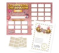 Maxi Gratta e Vinci Personalizzato Gioco Compleanno - Idea Regalo Lotteria del 30enne Versione A3 - Calendario Auguri Grattabile 30 Anni Per Invitati - Regali Divertenti 30 Anni Uomo Donna Originale