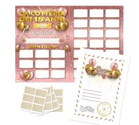 Maxi Gratta e Vinci Personalizzato Gioco Compleanno - Lotteria della 18enne Versione A3 - Calendario Auguri Grattabile 18 Anni Ragazza Ragazzo Per Invitati Originali - Idea Regalo 18 Donna Originale