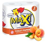Maxi - MAXI Carta Igienica Al Profumo Di Pesca - 4 Rotoli