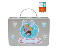 MAXI NONA MAXINONA.COM Scatola per conservare i denti da latte. Scatola da decorare con adesivi del Topolino e della Fatina dei denti.