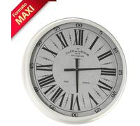 MAXI OROLOGIO DA PARETE LONDON CORNICE NUMERI GRANDI CLASSICO MODERNO 7612 cm