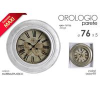 MAXI OROLOGIO DA PARETE STILE ANTICO FI ANTICATO CORNICE CLASSICO MODERNO 765cm