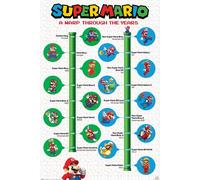 Maxi poster Piramide Super Mario un viaggio negli anni 91,5x61 cm