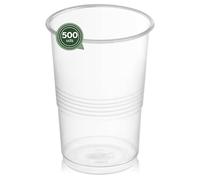 Maxi Products - 500 Bicchieri in plastica riutilizzabili - 1000 cc - Bicchieri riciclabili - Alta resistenza - Bicchieri infrangibili - Celebrazioni - Bicchiere rinfresco - Frullati - Bicchiere da