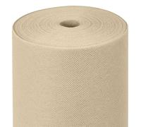 MAXI PRODUCTS - Rotolo di tovaglia TNT pretagliato a 40 cm - 1,2 x 48 m - Crema - Tessuto non tessuto Spunbond (TNT) - Usa e getta con effetto tessuto - Resistente ai liquidi - Catering - Impermeabile