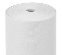 MAXI PRODUCTS - Rotolo di tovaglia TNT pretagliato a 40 cm - 1,2 x 48 m - Tessuto non tessuto Spunbond (TNT) - Monouso con effetto tessuto - Resistente ai liquidi - Catering - Impermeabile (bianco)