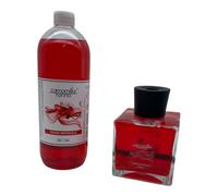 Maxi Profumatore Per Ambienti 500ml Con Bastoncini Sweet Home Luxury Rosso Casa