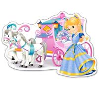 Maxi puzzle 12 pezzi carrozza della principessa Castorland