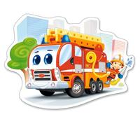 Maxi puzzle da 12 pezzi - camion dei pompieri