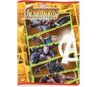 Maxi quaderni Avengers infinity war set 5 pezzi righe 3° elementare 80 gr prodotto ufficiale seven + CARTELLA ELASTICO AVENGERS 3 LEMBI DORSO 1 CM OMAGGIO per attività e intrattenimento.