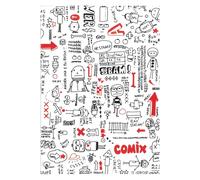 Maxi quaderno A4 100gr COMIX ART rig.1R