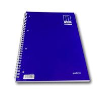 Maxi Quaderno A4 70 Ff Spiralato - 4 Mm 80gr - Quadernone Monocolore