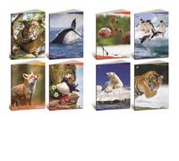 Maxi quaderno Blasetti Animali A4 18+1 f rigatura 4 mm con margine - 8206