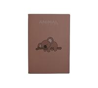 Maxi quaderno con animali - 18 fogli, 100g, A4, carta eco-friendly - 3 colori/3 personaggi (10 pezzi) - Animal Friends Green (Righe 1R - Un rigo)