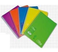 MAXI QUADERNO SPIRALATO A4- 80 Fg. MICROPERFORATI DA 80gr. CON FORATURA PER ARCHIVIAZIONE - QUADRETTI 4 MM. conf. 5pz