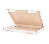 Maxi scatola per lettere grande imballaggio per libri bianco marrone maxi...