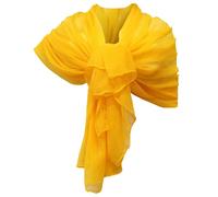 Maxi Sciarpa Elegante Sciale in Crepon Coprispalle Stola Cerimonia Matrimonio