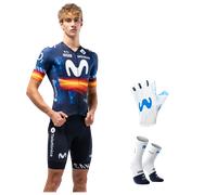 Maxi-Set (4 articoli) TEAM MOVISTAR Campione spagnolo rosso