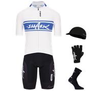 Maxi-Set (5 articoli) Nibali Shark Racing Stripes 2026 bianco