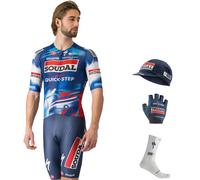 Maxi-Set (5 articoli) SOUDAL QUICK-STEP Race 2025 blu/bianco