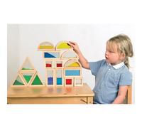 TickiT, 73281, Set di blocchi sensoriali, 16 pezzi, riempiti con 4 diversi contenuti e colori