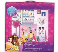 Maxi set con diario, colori, stickers e accessori Cm. 40x38 - Principesse