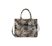 Maxi Shopper Gaelle Banda Logo Maculato - Animalier maxi shopper banda logo maculato - Unica