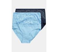 Maxi slip Ulla Popken da donna taglie forti confezione da 2 vita alta vita...