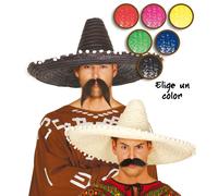 Maxi sombrero messicano 60 cm cappello per travestimento Mexico