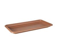 Maxi Sottovaso cm.98x40x8 Piatto per FIORIERA Color Terracotta