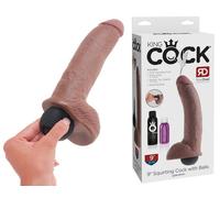 Maxi Squirting Dildo Eiaculante Marrone Grande Fallo Squirt Mega Pene a Spruzzo