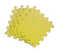 Maxi Tappeti Puzzle per Bambini Eva 120x120 cm - Set 4 Pezzi Giallo