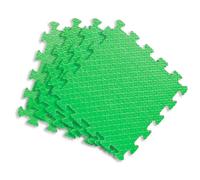 Maxi Tappeti Puzzle per Bambini Eva 120x120 cm - Set 4 Pezzi Verde