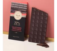 Maxi Tavoletta Cioccolato Extra Fondente 77% con Nibs