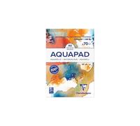 Maxiblocco Clairefontaine Goldline Aquapad conf. 3 pz - 300 g/m² A5 - 975720C