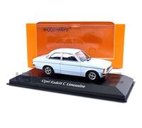MAXICHAMPS 940048100 Opel Kadett C-1978-Blue - Auto in miniatura da collezione, scala 1:43, colore: blu