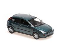 Maxichamps 940087001 Ford Focus 2 porte 1998 - Auto in miniatura da collezione, in scala 1:43, colore: Verde metallizzato