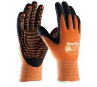 MaxiFlex Endurance 42-848 Nitrile Schiuma Micro Dot Palma Guanti Arancione
