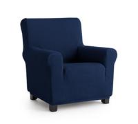 MAXIFUNDAS | Copridivano elasticizzato 1 posto, colore blu, copridivano extra morbido, antiscivolo ed elastico, copridivano elasticizzato modello Inca