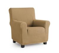 MAXIFUNDAS | Copridivano elasticizzato 1 posto, colore lino, copridivano extra morbido, antiscivolo ed elastico, copridivano elasticizzato modello Inca